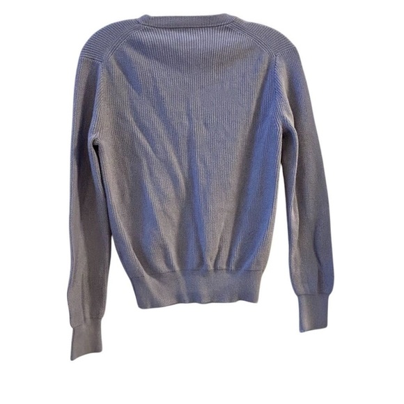 J Crew Light Purple Ribbed Cardigan Button Down V-Neck Size S - Picture 9 of 9